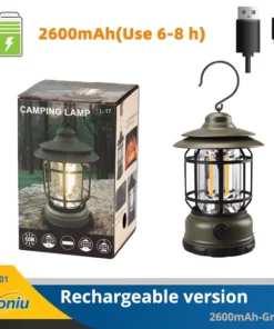 Portable Retro Camping Lamp