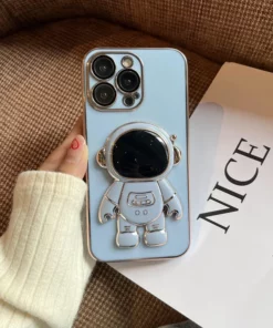 Astronaut Folding Bracket iPhone Case With Camera Protector