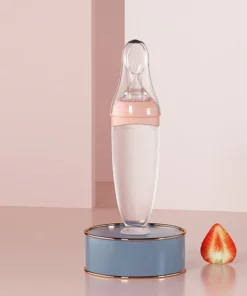 Silicone Squeeze Feeding Spoon