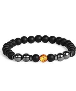 Magnetic Obsidian Anklet