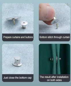 Magnetic Curtain Holder Clip Set