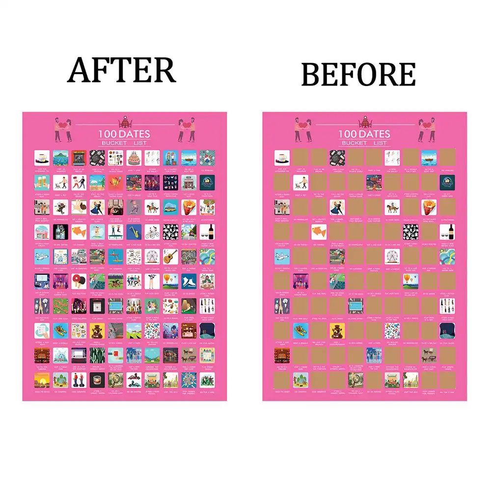 100 DATES Couple Bucket list