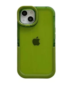 Double Stand Transparent TPU iPhone Case