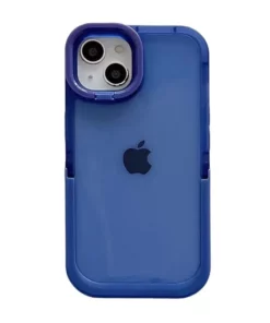 Double Stand Transparent TPU iPhone Case