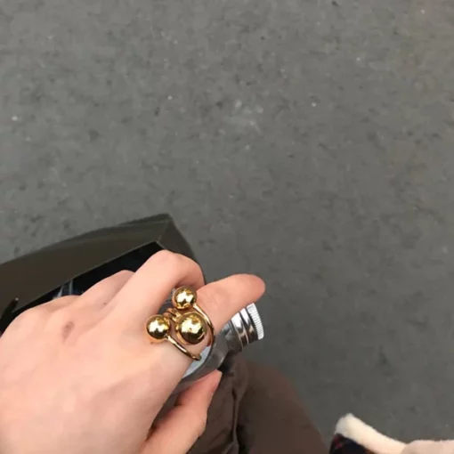 Куглични прстен од 925 сребра