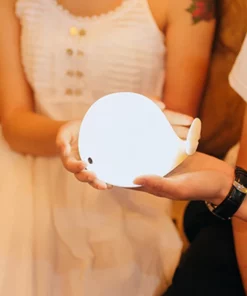 Baby Whale Silicone Night Light