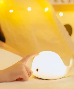 Baby Whale Silicone Night Light