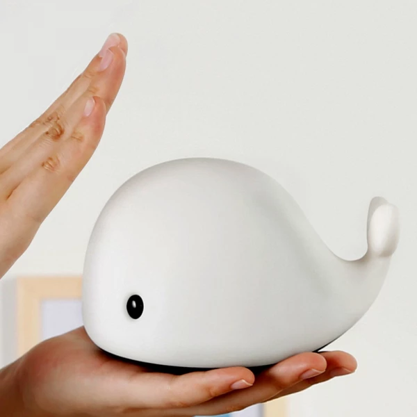 Baby Whale Silicone Night Light
