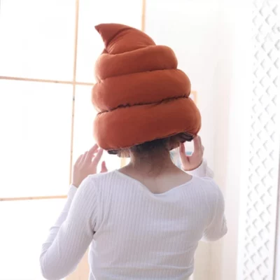 Soft & Plushy Baby Poop Hat