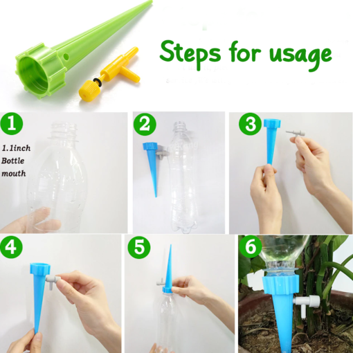 Self Watering Spikes Kanggo Botol Plastik