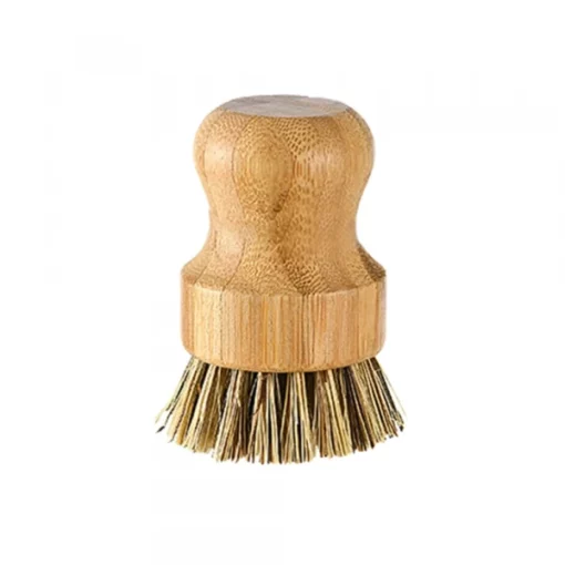 Sizala matu bambusa tīrīšanas skrubis