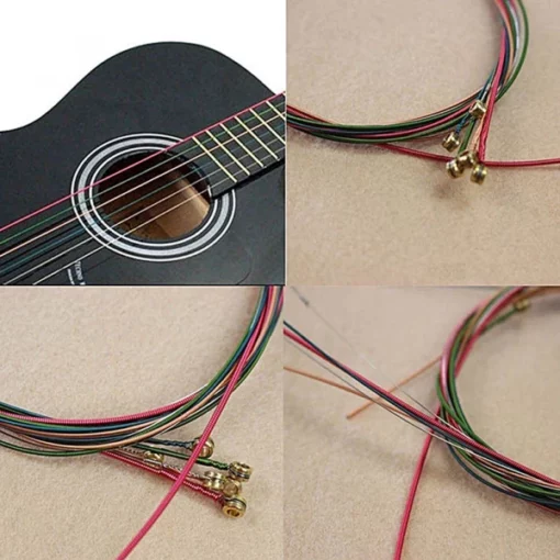 Raznobojne žice za akustičnu gitaru
