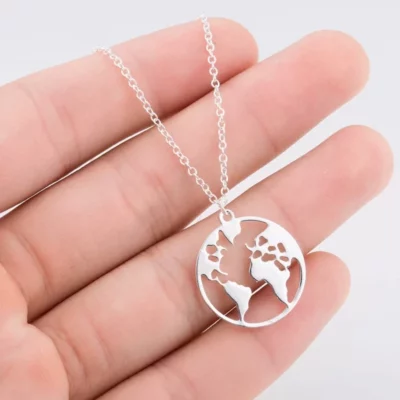 World Necklace Pendant