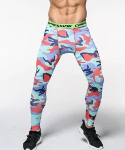 Mens Camo Leggings For Workout