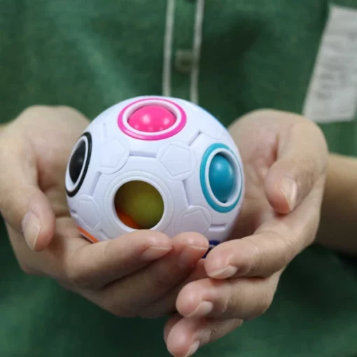 Dopasuj kolor tęczy Puzzle Ball Fidget Toy