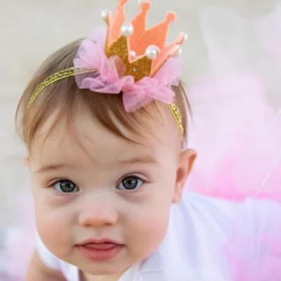 Soft Baby Crown Headbands