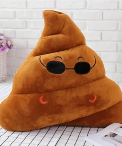 Plush Poop Emoji Pillow