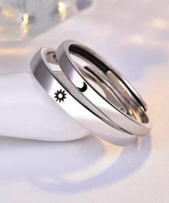 Sun and Moon Promise Ring For Couples