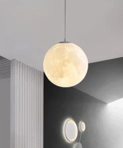 3D Hanging Moon Lamp For Home Decor