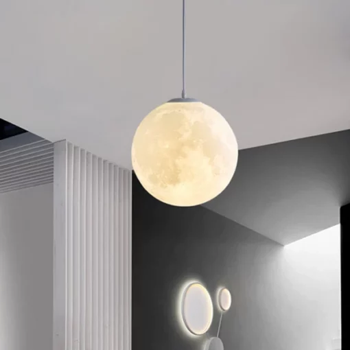 가정 장식을 위한 3D 매달린 달 램프
