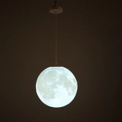 3D hængende månelampe til boligindretning