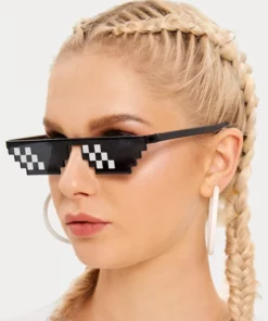 Cool Thug Life Meme Pixelated Sunglasses