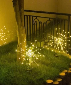 Solar Sparkler Lights For Garden Paths & Walkways