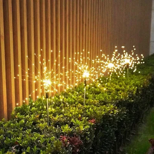 Solarna svjetla za sparkler za vrtne staze i šetnice