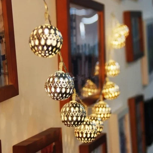 Dekorasyon na Moroccan String Lights Para sa Indoor at Outdoor