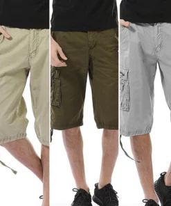 Mens Cotton Stylish Durable Cargo Shorts