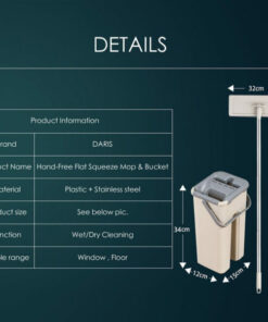 4 in 1 Multifunctional Hands Free Mop