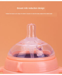 Newborn Baby Bottle with Straw