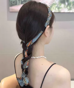 Retro Long Ribbon Headband