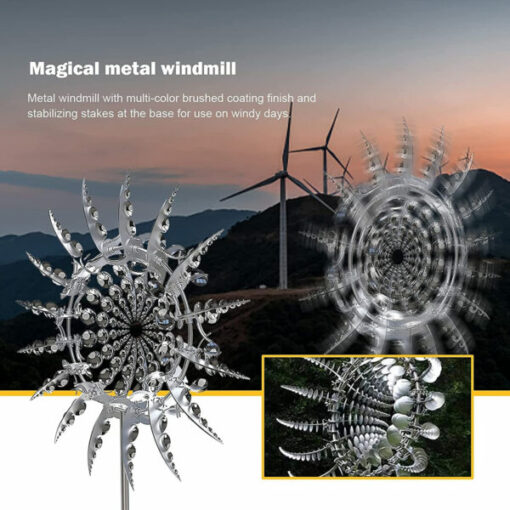 Unik lan Magical Metal Windmill