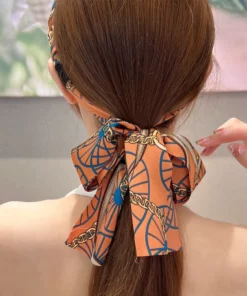 Retro Long Ribbon Headband