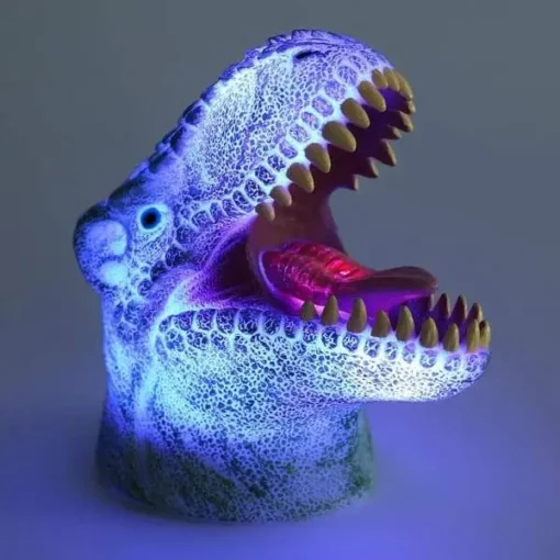 3D-väriä vaihtava dinosauruspöytälamppu