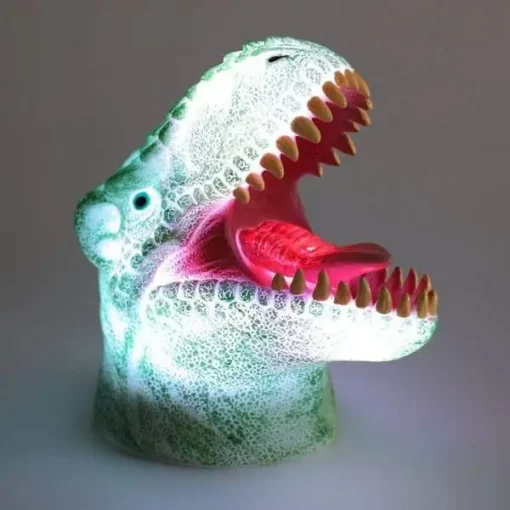 Làmpada de taula de dinosaure 3D que canvia de color