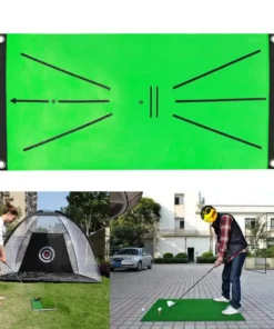 Golf Correct Swing Trajectory Training Mat