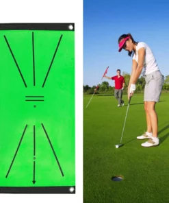 Golf Correct Swing Trajectory Training Mat