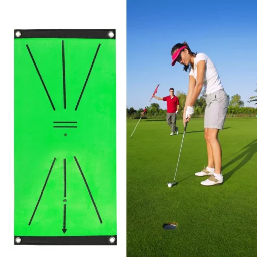 Golf Correct Swing Trajectory Training Mat