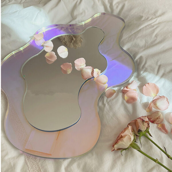 Decorative Wavy Colorful Mirror