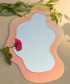 Decorative Wavy Colorful Mirror