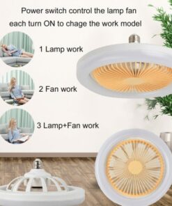 Remote Control Ceiling Fan Lamp
