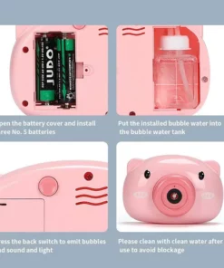 Camera Bubble Blowing Toys