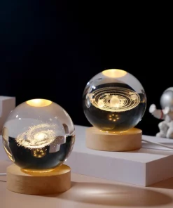 3D Planet Crystal Ball