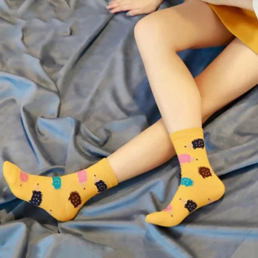 Çorape iriq me printime të lezetshme me kafshë