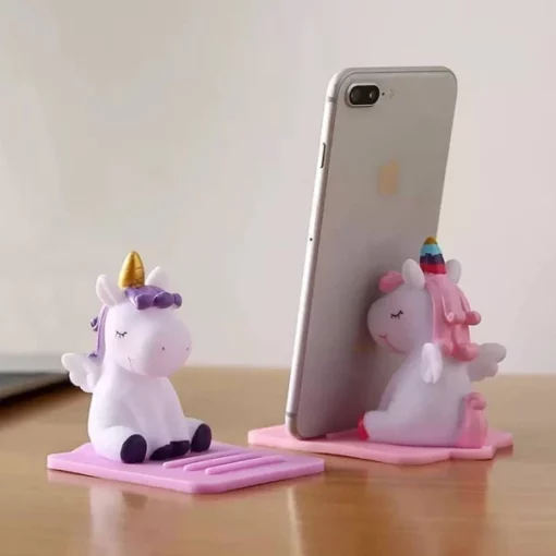 Сүйкүмдүү Unicorn телефон кармагычы