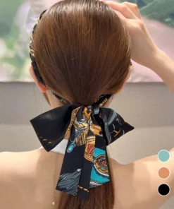 Retro Long Ribbon Headband