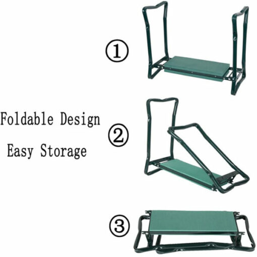 Мултифункционална градинска колянка и комплект седалки