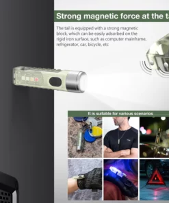 Portable Multifunction Mini LED Flashlight